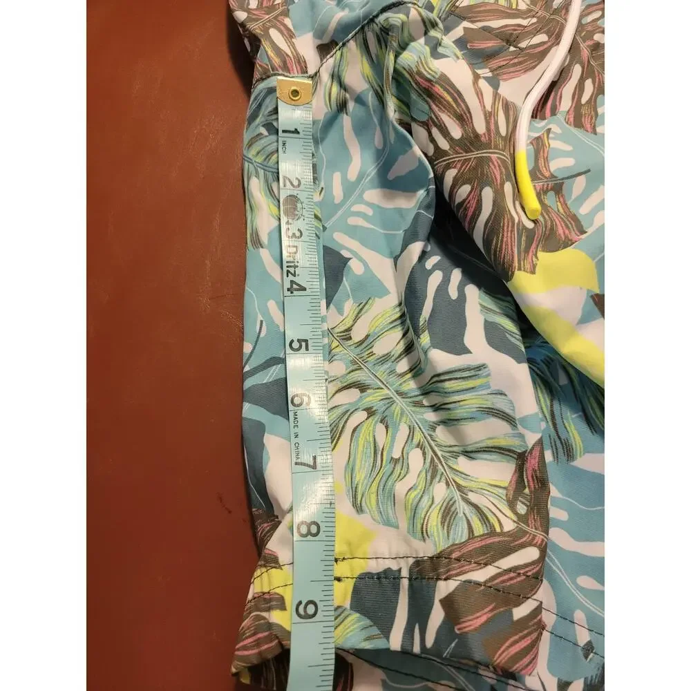 NWT American Eagle Multicolor Tropical Print‎ Board Shorts Men's Size Large